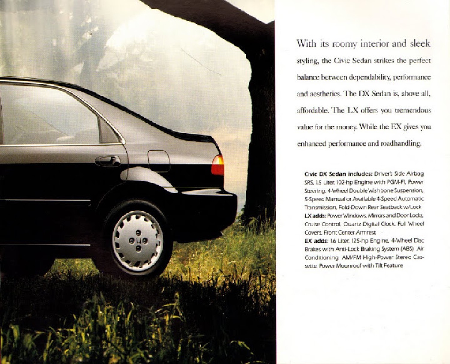 1993 Honda Brochure Page 22